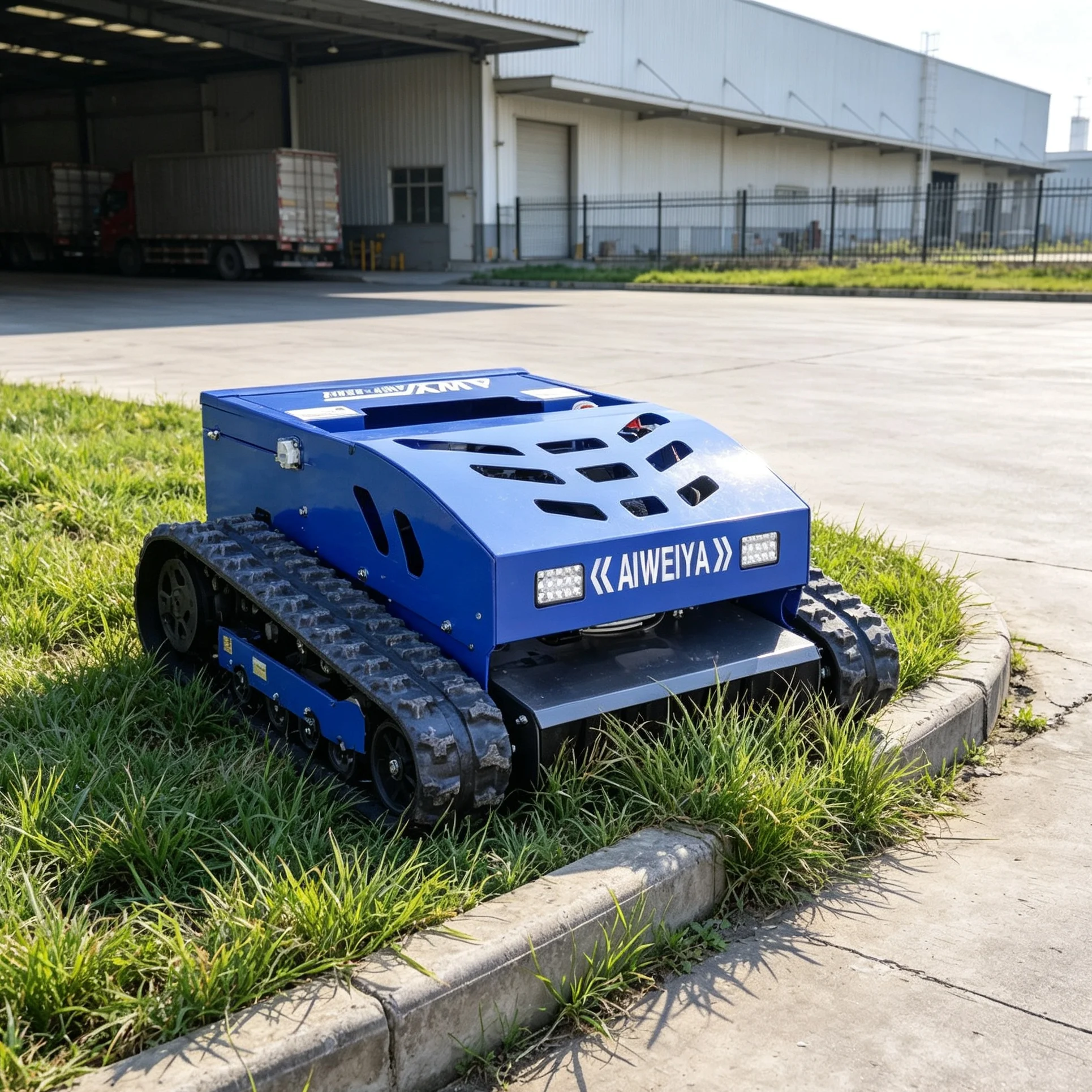 Customized Zero Turn Tracked Lawn Mower Remote Control Self-propelled Mower For Orchard Hillside Weeding