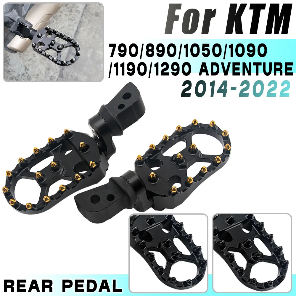 

Подножки для задних пассажиров мотоцикла, вращающаяся подставка для ног, регулируемая широкая подножка для 790 Adventure S 790 Adv r 790ADV R 2019-2021