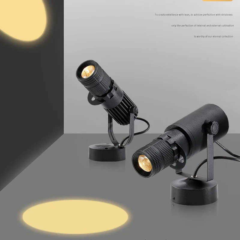 Remote Control RGB Adjustable Focus Track Light Stage Zoom LED Ceiling Spotlight Museum Art Gallery Church Shape Paint Rail Lamp