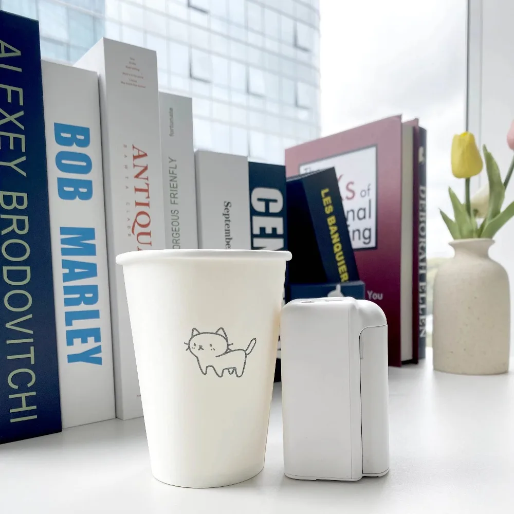 Handheld Portable Logo Printer 2.6 Inch Large Size for Fabric Card Carton Cup DIY Pattern QR Code Waterproof Mini Coder
