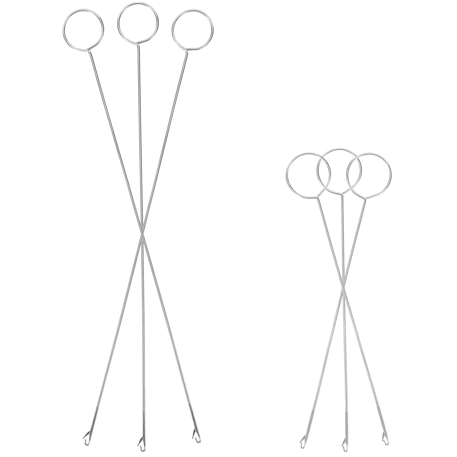 6 قطعة الكروشيه للسجاد الخياطة الحياكة الإبر Diy بها بنفسك سترة قبعة جديلة أداة إبرة كروشيه مجموعة الحرفية عدة لوازم المنزل #3