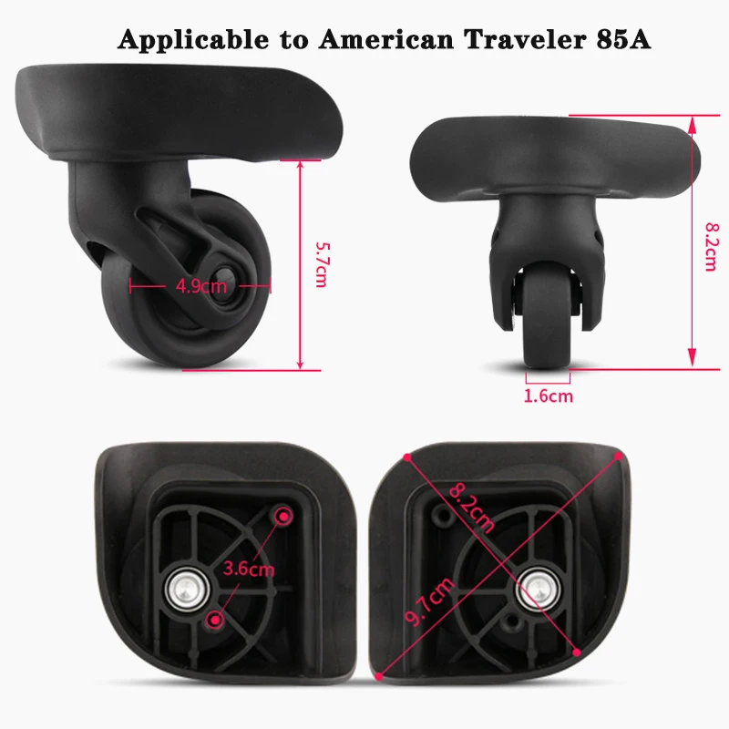 Suitable For American Traveler 85A Luggage Accessories Universal Wheel American Traveler 85a Trolley Case Wheel JX9054 Pulley