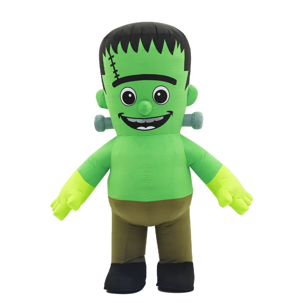 

Inflatable Mutant Zombie Mascot Costume Adult Giant Cloth New Years Party Halloween Christmas Blow Up Outfits No Battery
