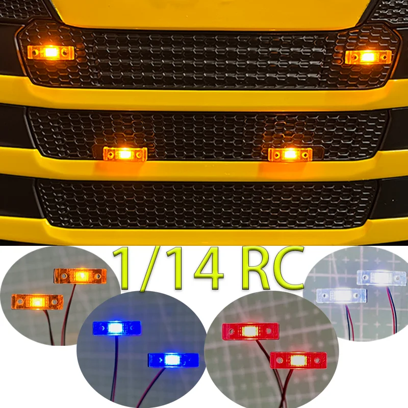 �y�Z�[�����zLED 3V �V�~�����[�V�����|�W�V���������v���C���W�P�[�^�[���C�g 1/14 �^�~�� RC �g���b�N SCANIA 770S R620 VOLVO BENZ Arocs MAN TGX �ԗp