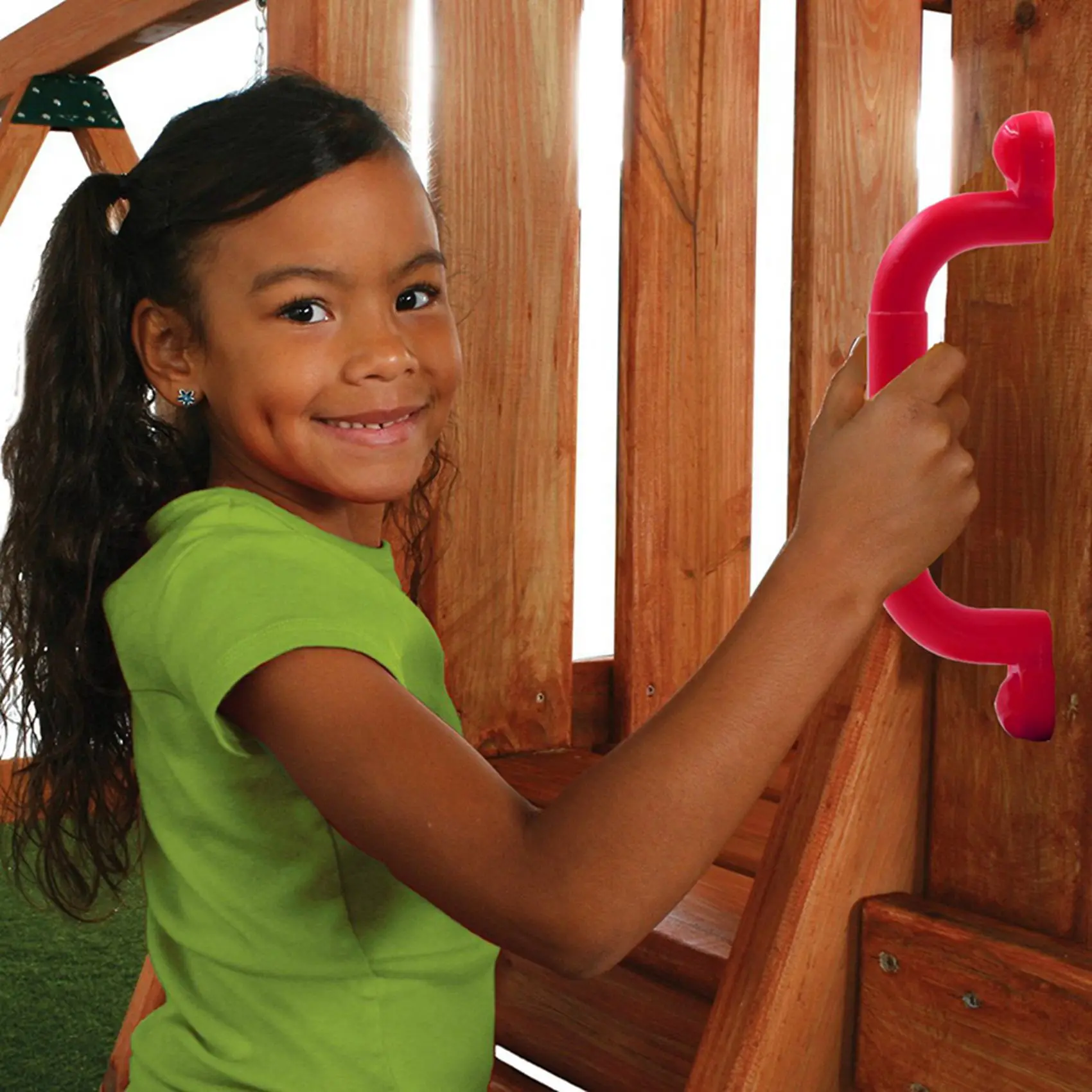 

Комплект крепежных элементов ABAH-3 для детских игровых площадок: нескользящие ручки для лестниц, перил и качелей