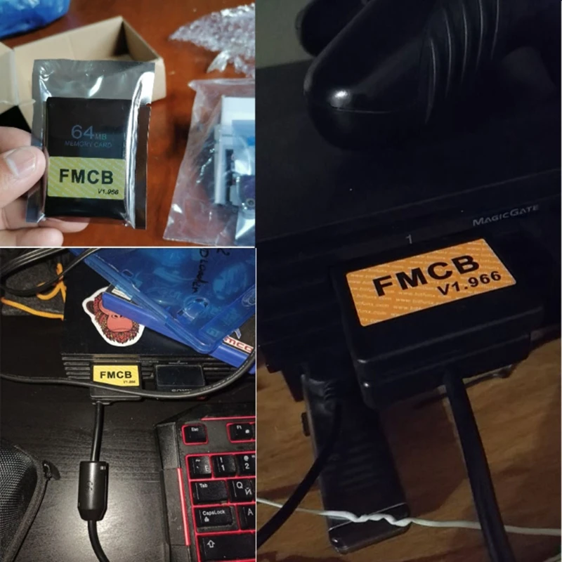 Адаптер сетевой карты для игровой консоли V1.966 Карта памяти FMCB