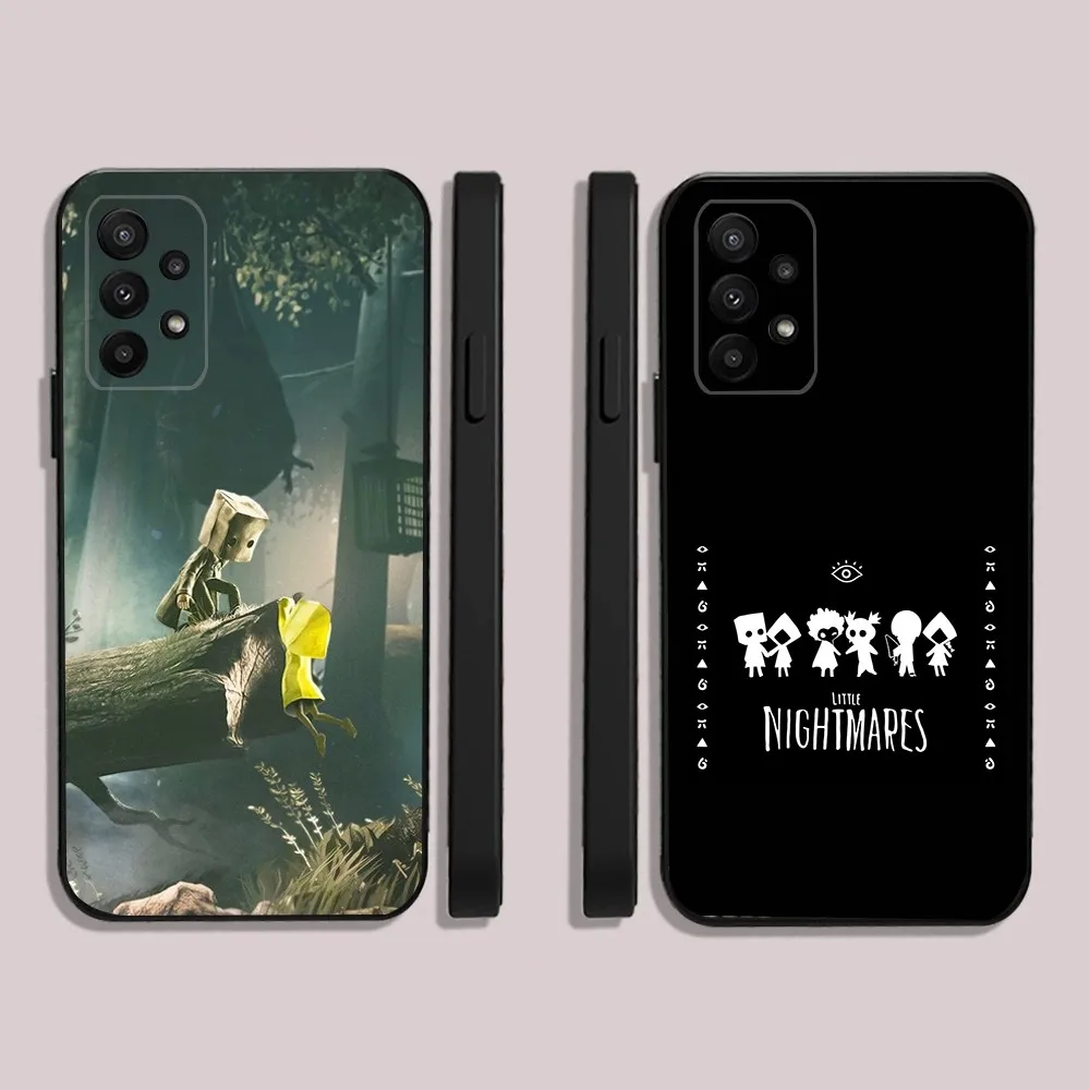 Game L-LittleS  N-Nightmares Phone Case For Samsung S25,23,22,30,24,10,9,Ultra,Plus,Lite,FE,5G Black Soft Case