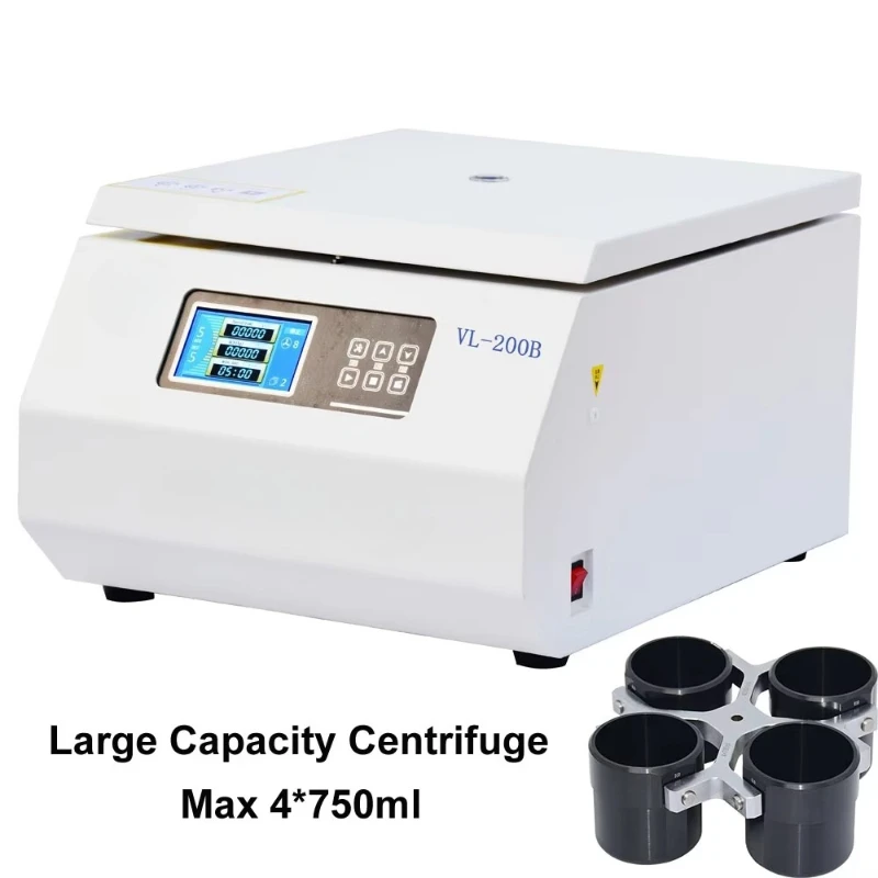 

Tabletop 10 Braking Curves Over Speed Protection Angel Rotor Swing Bucket High Speed 4x750 Laboratory Centrifuge