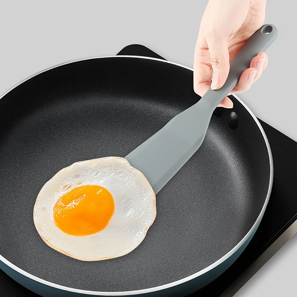 1PC Silicone Frying Spatula HighTemperature Steak Spatula Frying Fish Spatula Non-stick Cooker Special Kitchenware