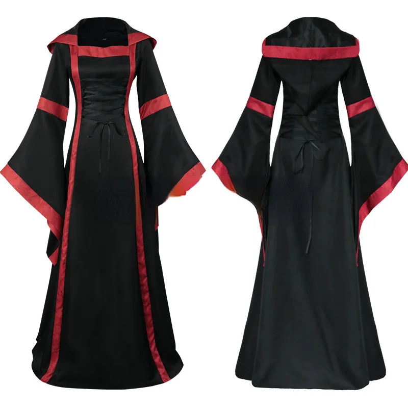 Robes de la Renaissance médiévale pour femmes, princesse Merida, cosplay, olympiques d'Halloween, européenne, gothique, vintage, cour, reine, éducative