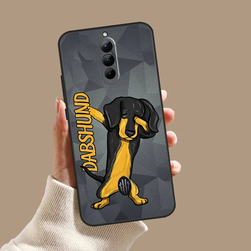 닥스훈트 케이스 ZTE 누비아 레드 매직 10S 9S 8S 8 9 10 11 프로 플러스 5G 6R 6 7 6S 7S 프로 10 에어 커버