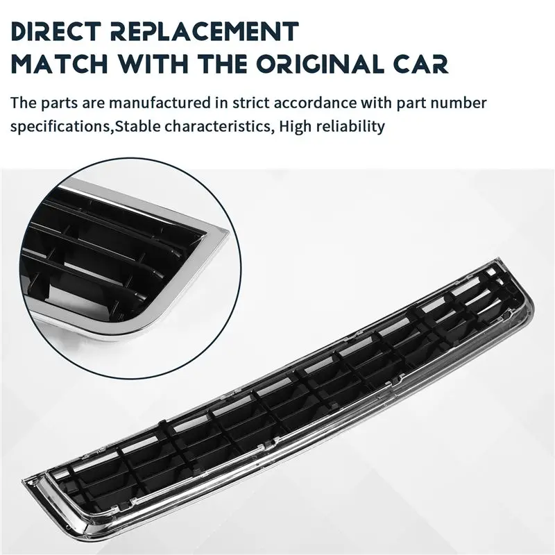 AF93-Grille Cromata Griglia Del Radiatore Paraurti Anteriore Centro Per A4 B6 Limousine 02-05