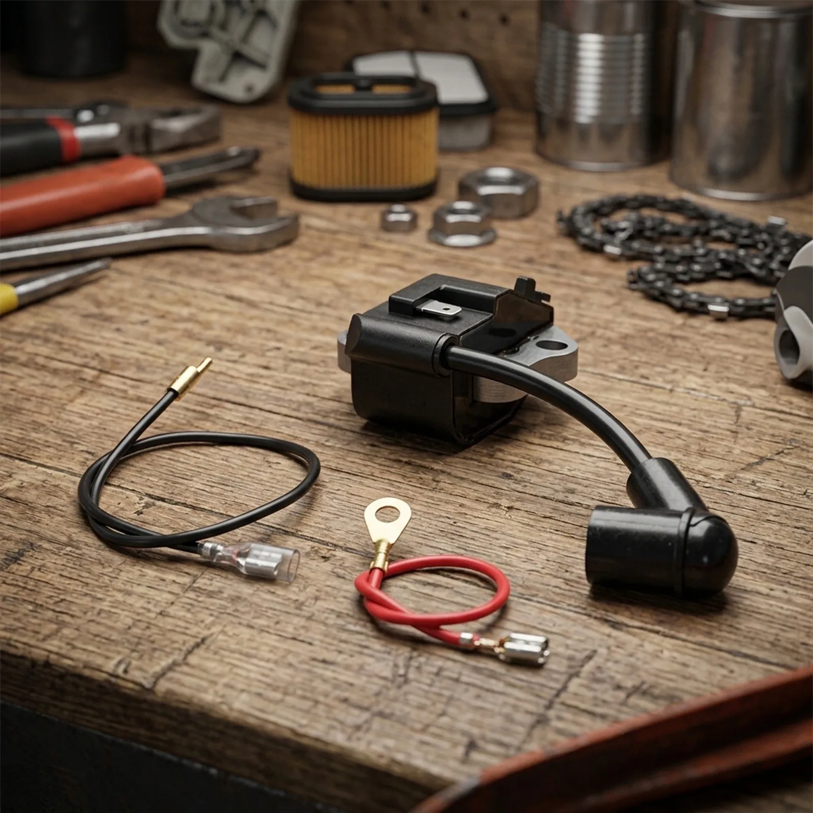 Ignition Coil for For MS170 MS180 018 017 Chainsaws Engineered to Maintain Electrical Integrity During Extended Use