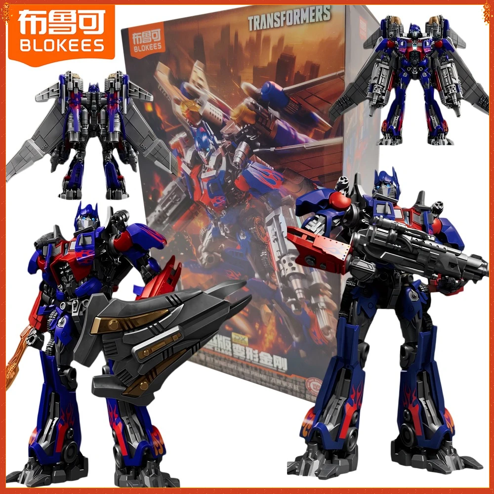 New Original BLOKEES Transformers Jetwing Optimus Prime Action Figures High Quality Spliced Character Model Decorative Toys Gift