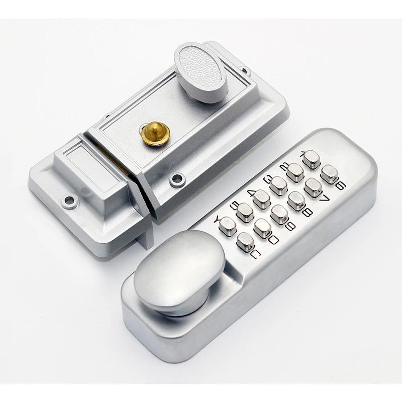 LACHCO Mechanical Door Locks Waterproof Keyless Digital Machinery Code Keypad Password Entry Door Lock L17006