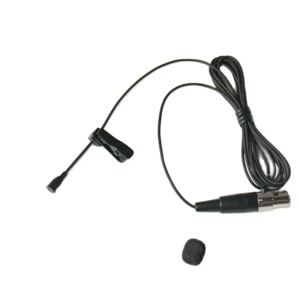 OVL Omnidirectional Clip-On Lavalier Lapel Microphone For Shure ULXD SLXD QLX AD4 All BodyPack TQG 4Pin