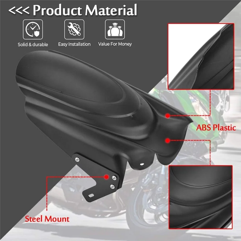 

Motorcycle Rear Fender Mudguard Splash Guard For Kawasaki Versys 650 KLE650 2007-2024 Accessories