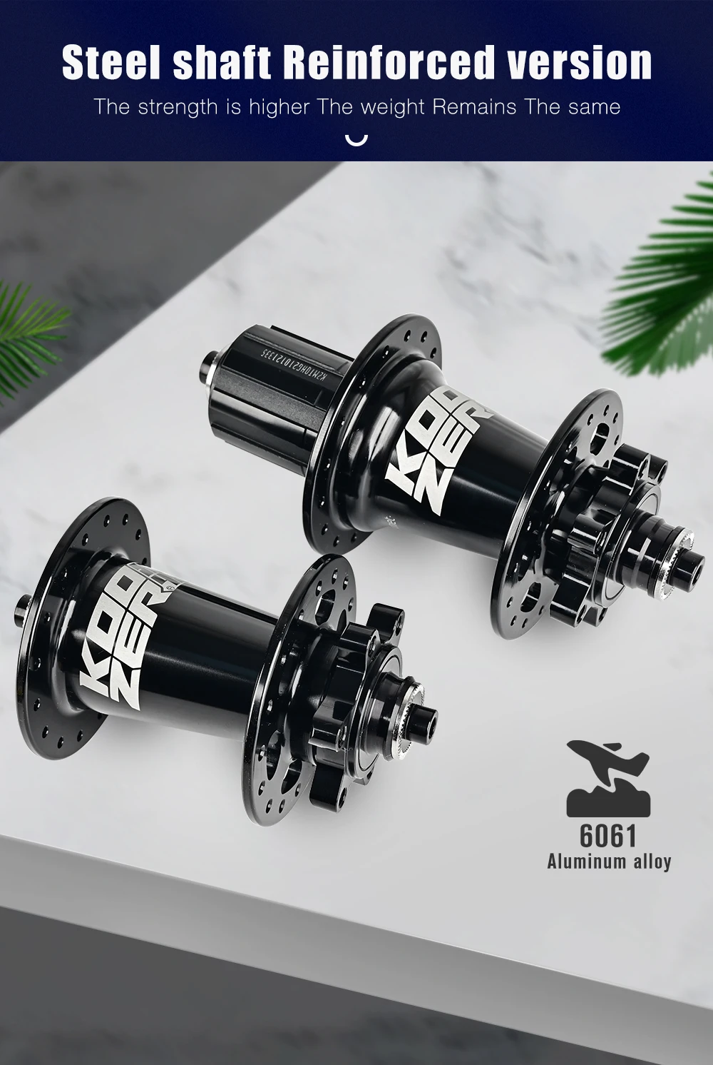 Koozer XM490PRO HG MTB Fahrradnabe 8 9 10 11 12S 28H 32H 36 Löcher CRMO Stahlachse 100 135 QR 142 THRU 6 Schrauben Fahrradteile – Detail 11
