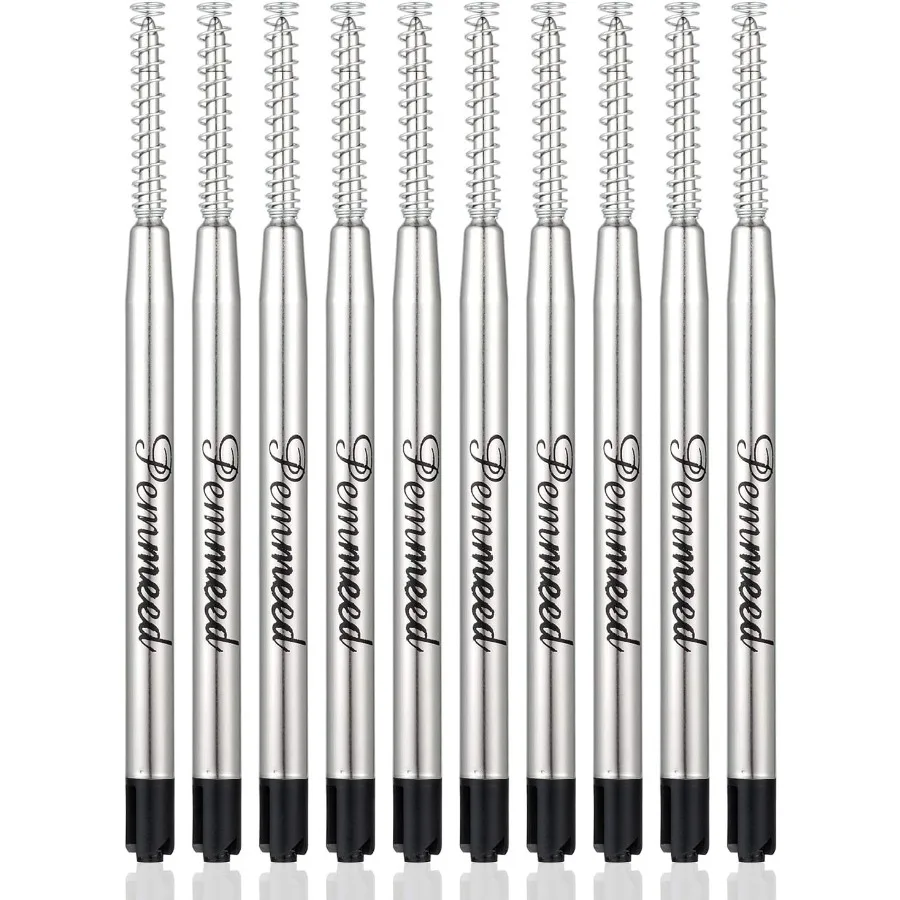 

Стержни для шариковых ручек с пружиной для ручек B5 B6 B8 Стержни для шариковых ручек Parker Waterman, совместимые с поворотным механизмом, средняя точка 1,