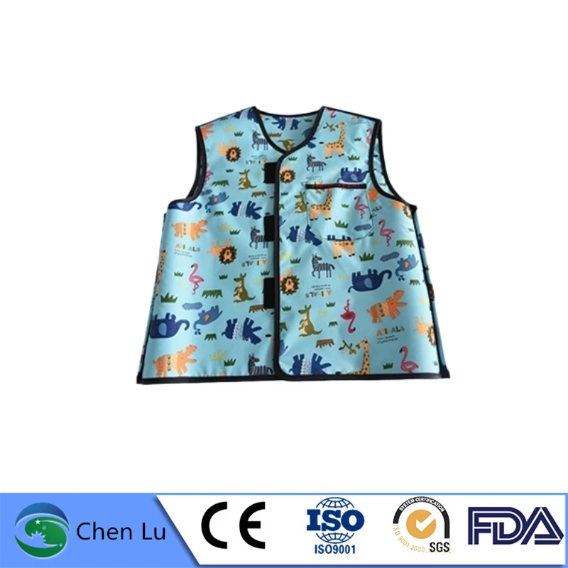 Direct selling x-ray gamma ray radiation protective 0.5mmpb children lead short vest radiological protection child waistcoat