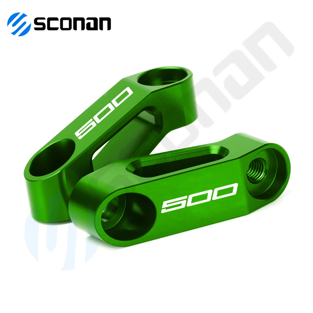

For NINJA500 ninja 500 -2023 2024 All Year Mirrors extender Rearview Mirror Extender Adaptor Motorcycle Accessories CNC Aluminum