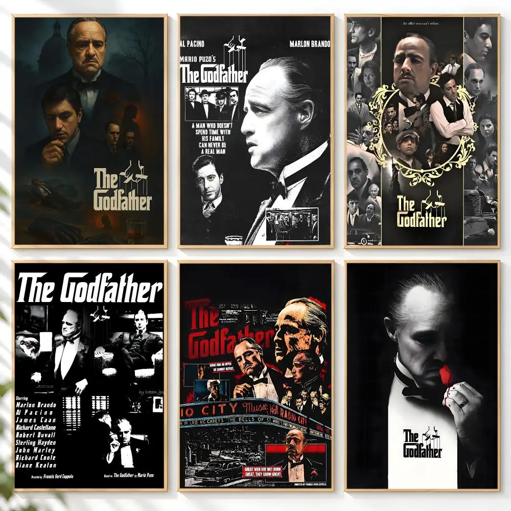 The Godfather Poster Home Artwork For Living Room Bedroom Office Dorm Apartment Gift