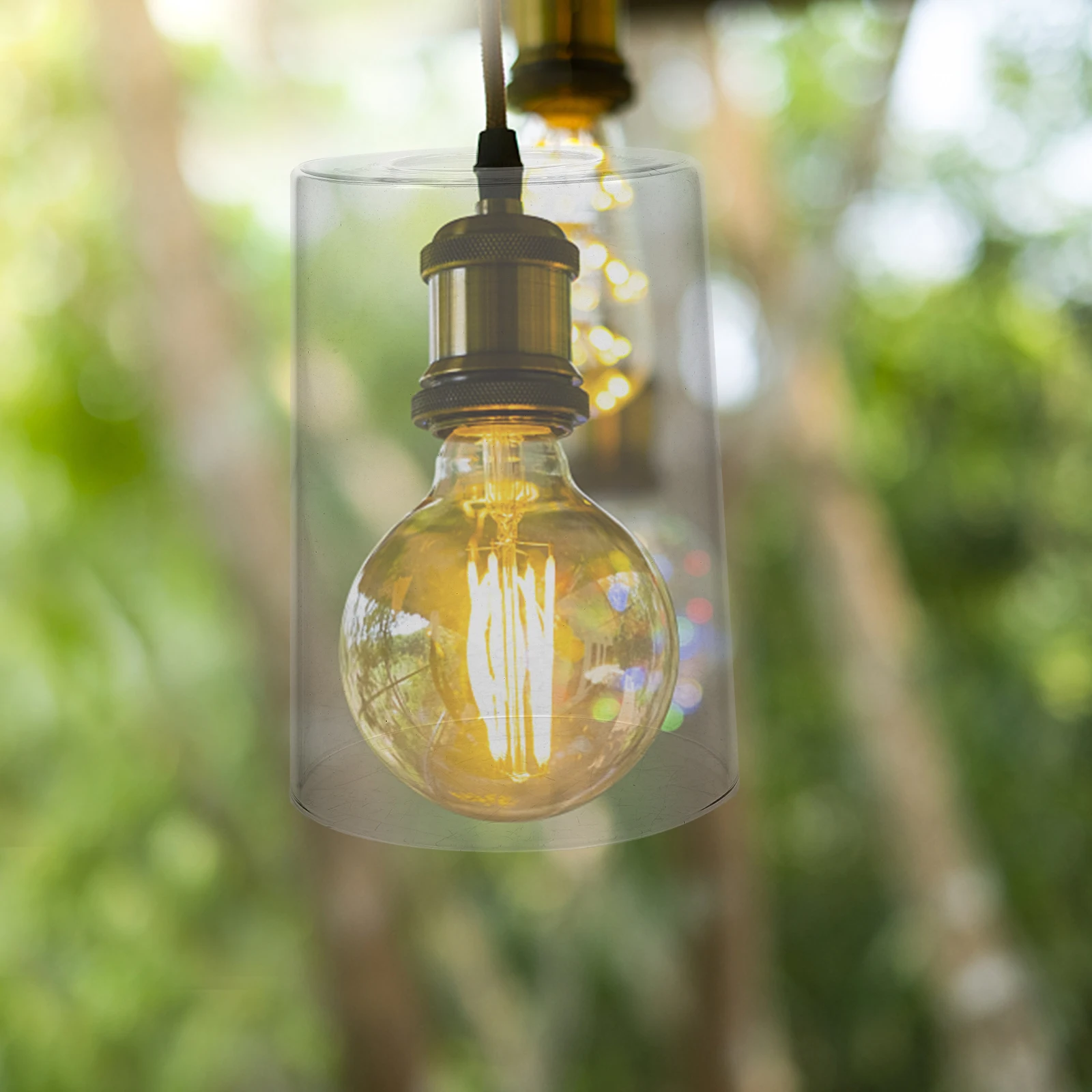 

Glass Lamp Shade Cylinder Vintage Creative Design Soft Light Diffuser Delicate Home Decoration Glass Shade Replacement