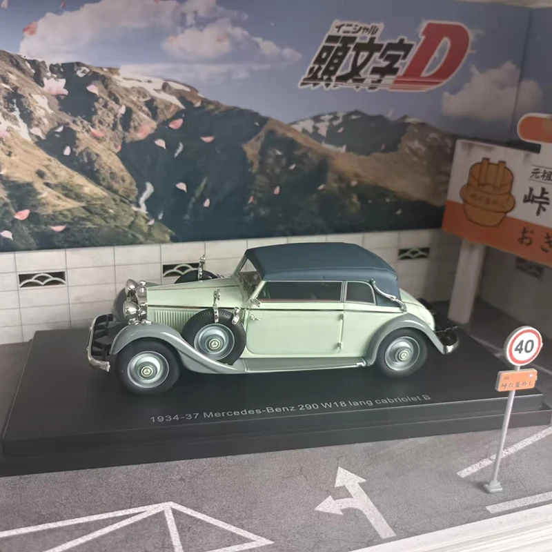 Nostalgia Modello In Resina Auto 1:43 Per 1933 Benz e 1958 Vecchio Stile Ambulanza Altamente Realistico Modello di Auto Modello Collezione Regalo