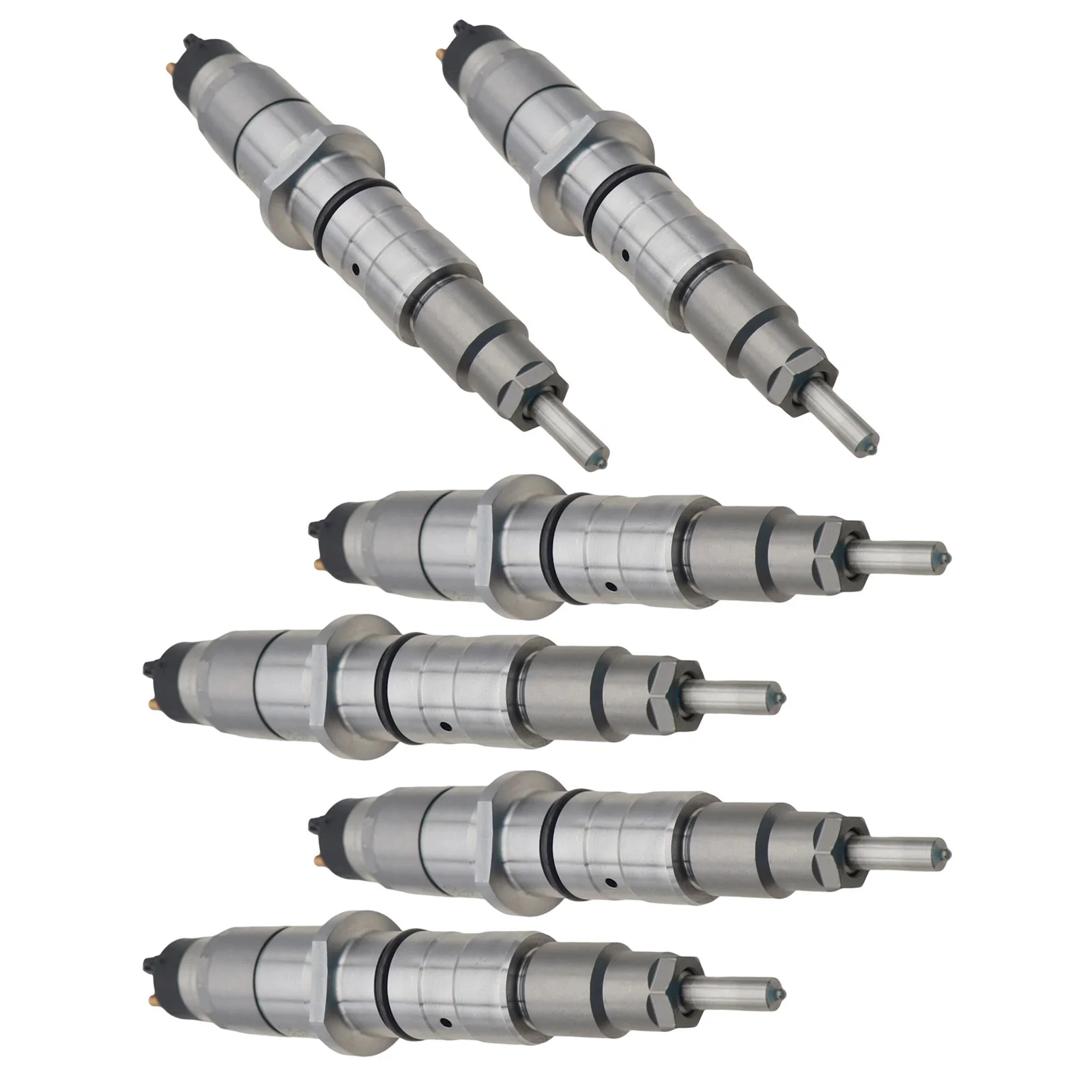 

6PCS （6745-12-3100 ）Fuel Injector For Komatsu Engine 6D114 SAA6D114E Excavator PC200-8 PC220-8 PC300-8