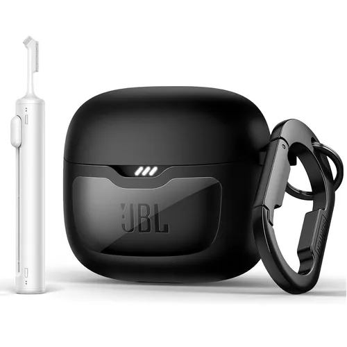 Imagen 1 del producto Funda SURITCH para JBL Tune Flex 2 / JBL Tune Flex resistente a los golpes con mosquetón cerradura de tapa magnética Kit de limpieza herramienta de extracción