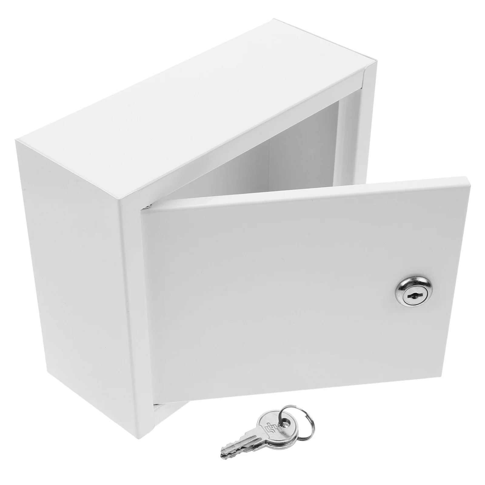 

Wall Mount Milk Box Lockable Waterproof Outdoor Delivery Container For Packages Bottles Wall Mounted Package Drop Case