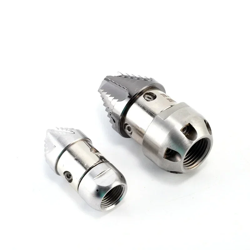 Hochdruck-Rotations-Abwasserdüse, G3/8-Gewinde, 5 l/min, rotierende Pagoden-Abflussreinigungsdüse für 15 l Wasserausgangsmaschinen – Detail 4