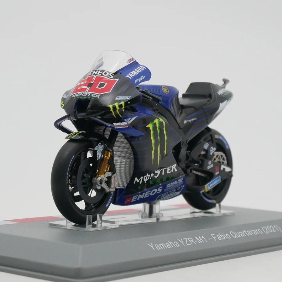 

IXO 1:18 Scale Diecast Alloy Moto GP 2021 Yamaha YZR-M1 Fabio Quartararo Motorcycle Toys Cars Model Classics Adult Souvenir Gift