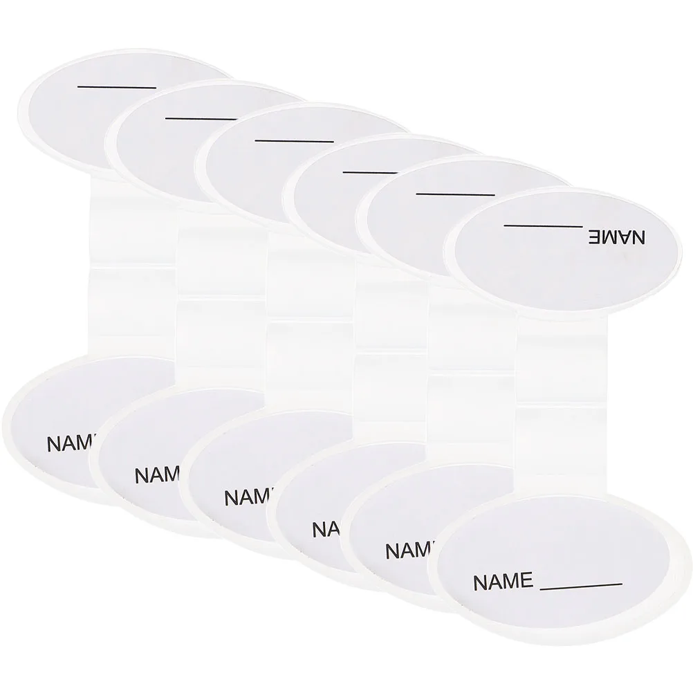 

6pcs Stethoscope Name Tag Two Sided Reusable Plastic Identification Badge For Stethoscope Tube Label Holder Supply