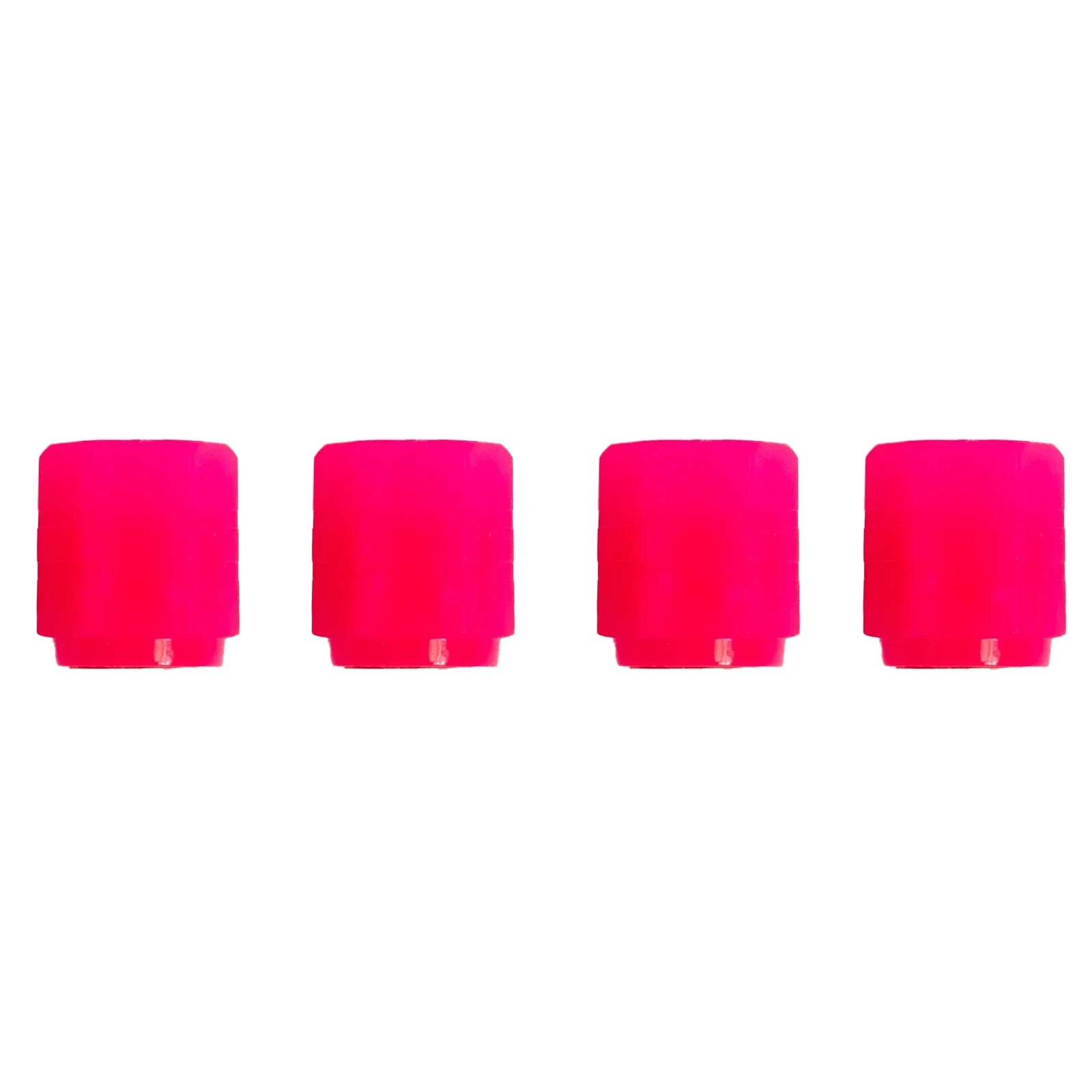 4PCS Fluorescent Pink Car Wheel Tire Tyre Air-Valve Stem Cap Covers Valve Tire Tire Protect Tire-Valve Gate Car Accessory