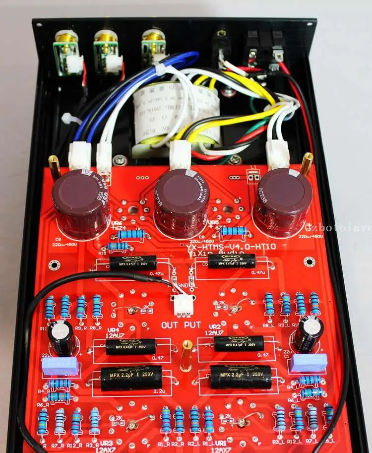 مُضخّم صوت من نوع VU مُضخّم صوت JJ ECC83S + JJ ECC82 + 6Z4 مضخم صوت إستيريو HiFi