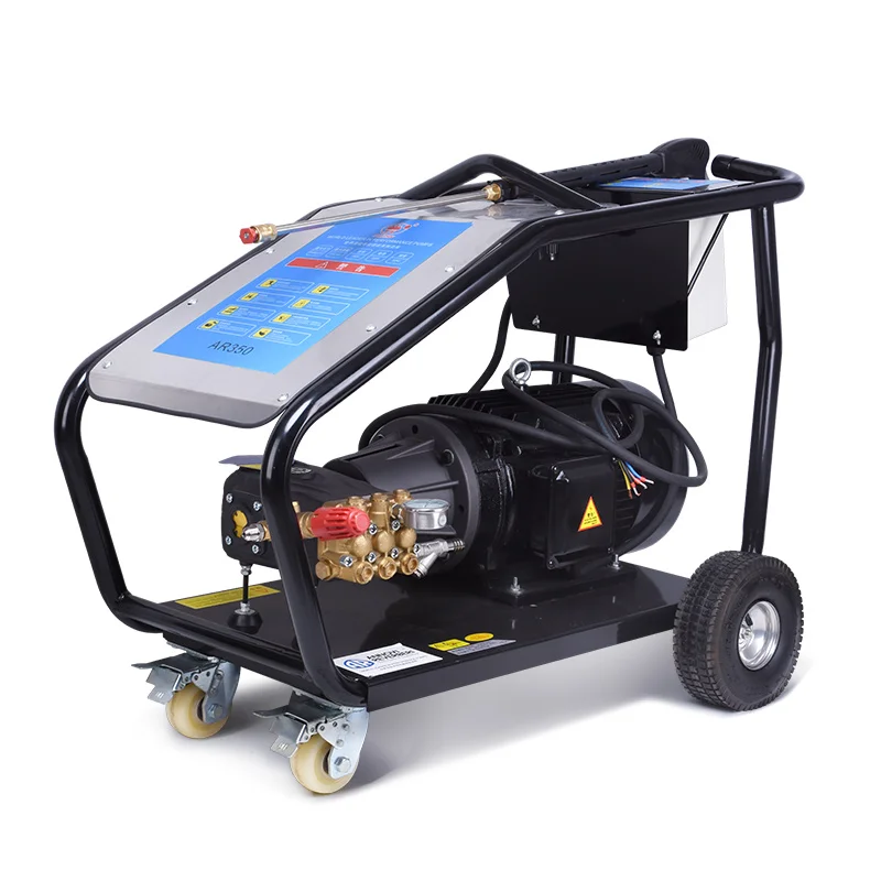 

380V ultra-high pressure car wash machine imported AR pump head high-power sandblasting rust removal and pipeline dredging