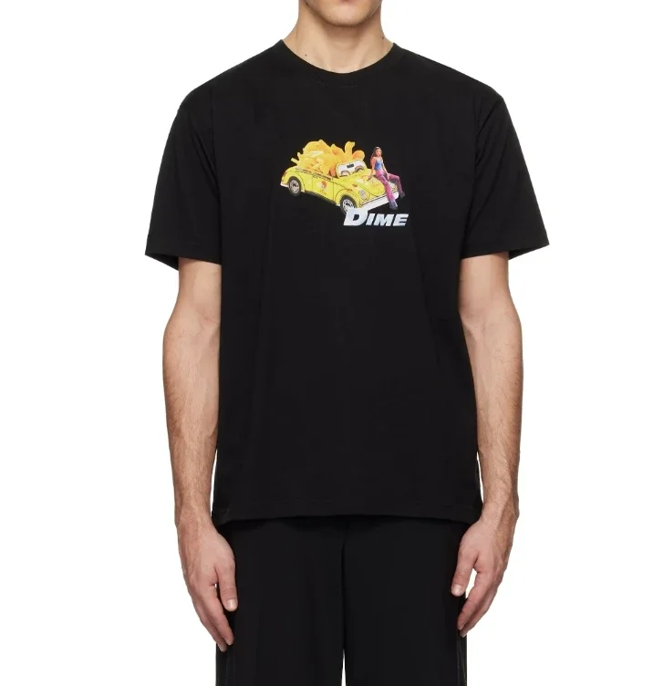 

Dm Printed Cotton Short-sleeved T-shirts for Men and Women, A New Summer Trend Brand