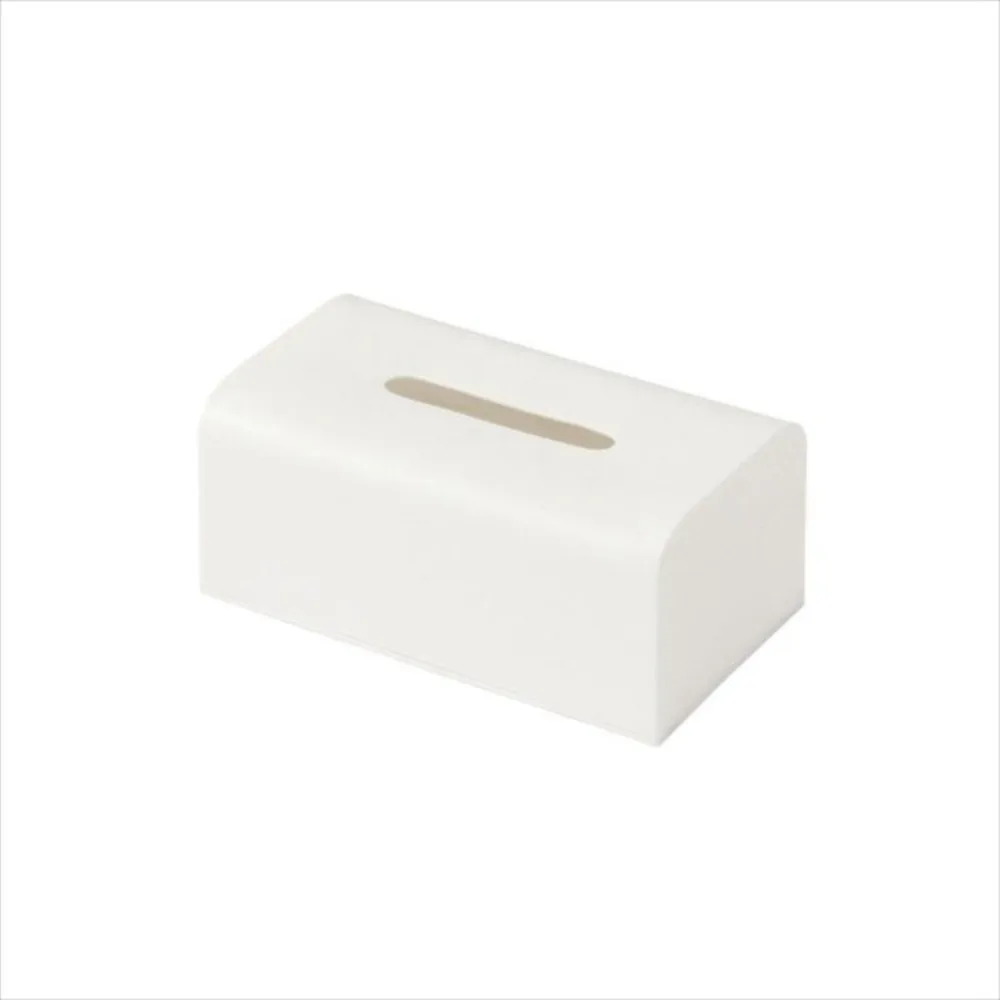 Simple 2 Size Tissue Holder Luxury Plastic Napkin Box Nordic Style White Tissue Dispenser Dining Table