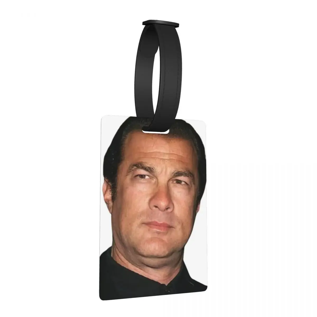 

Steven Seagal Luggage Tags Suitcase Accessories Travel Cute Baggage Boarding Tag Label Holder ID Name Address