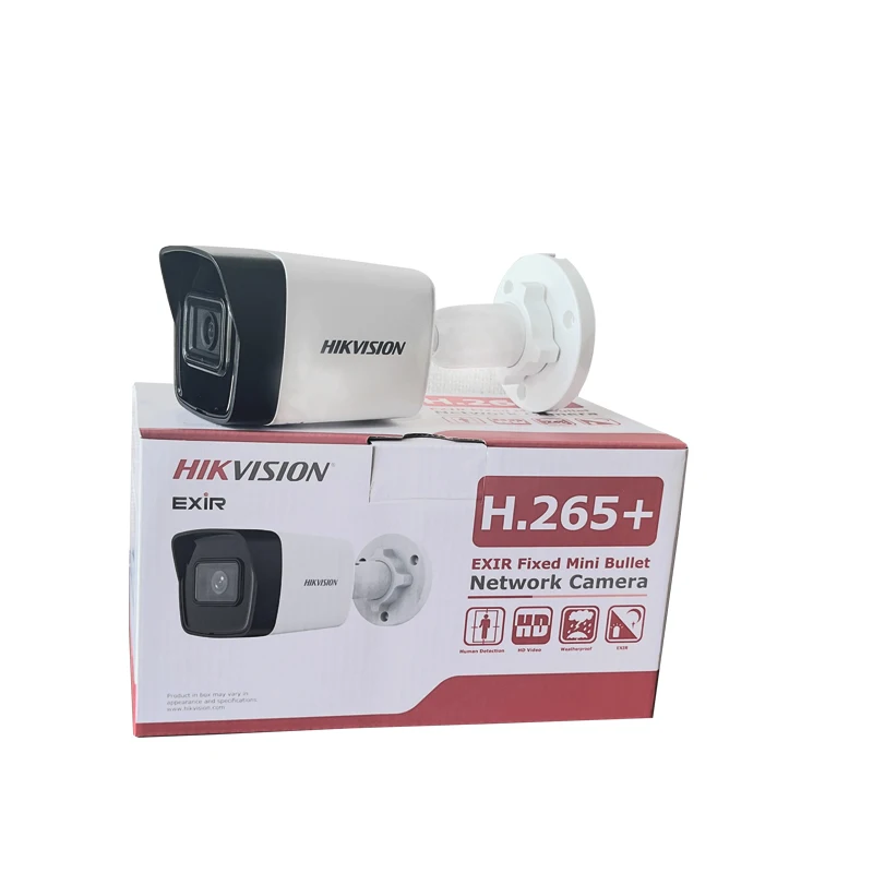 Hikvision 4-мегапиксельная IP-камера с поддержкой обнаружения движения, безопасность, видеонаблюдение, ночное видение, WDR, наружная камера наблюдения PoE DS-2CD1043G2-I