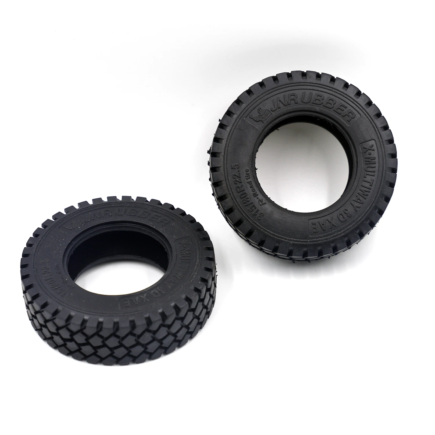 1 par de roda de cascalho de pneu de borracha para caminhão basculante 1/14 Tamiya RC SCANIA 770S R620 VOLVO 750 Mercedes-Benz ACTROS 3363 MAN peças de carro