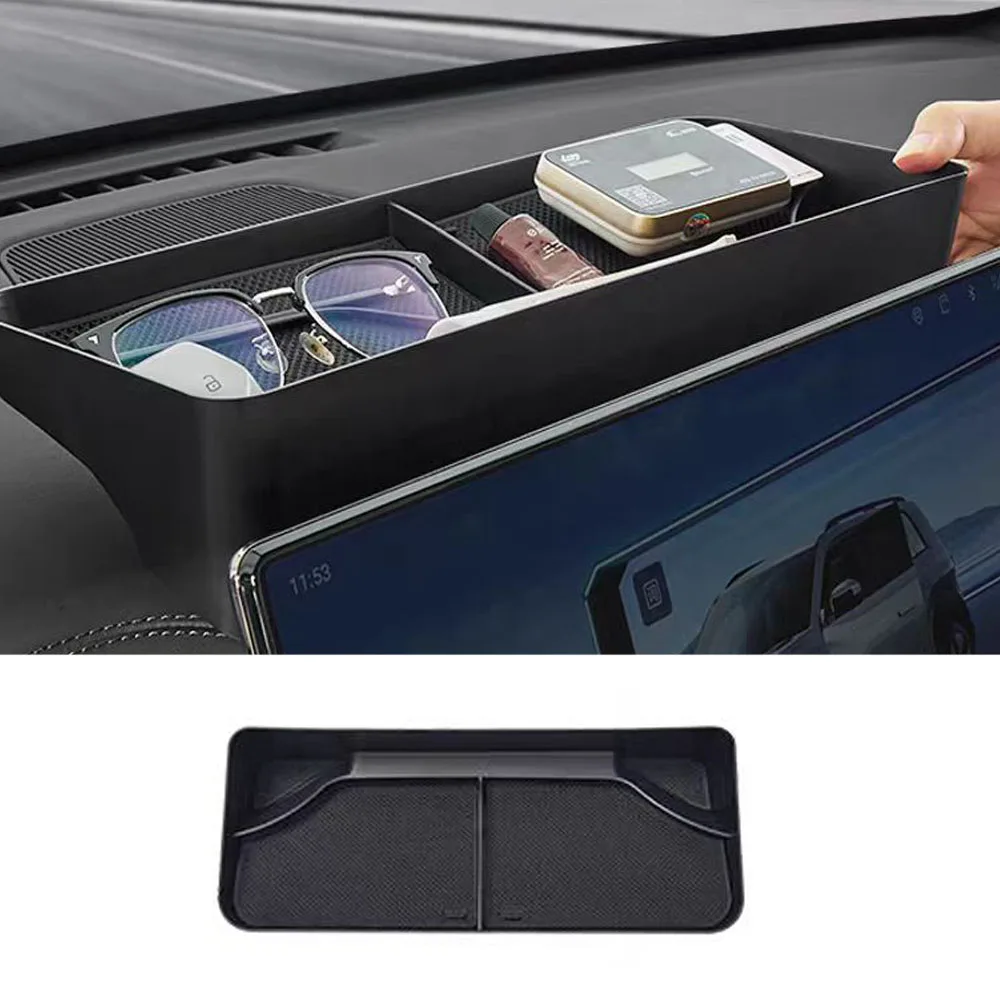 

Screen Storage Box Central Control Instrument Paper Towels ETC Storage Interior Supplies Fit For Equation Leopard Titanium 3