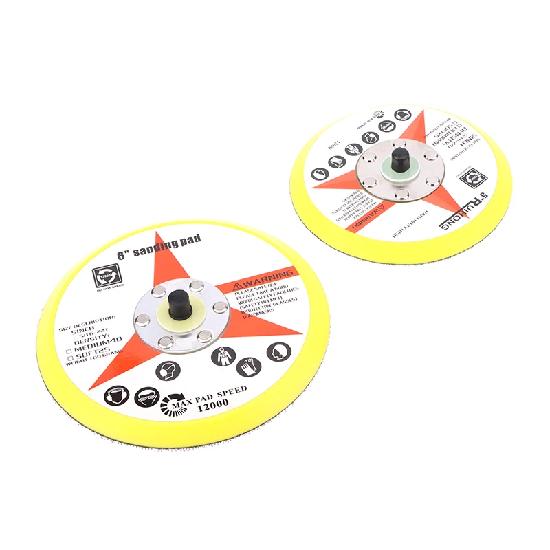 Tampone abrasivo di backup con anello a gancio per filettatura da 5/6 pollici tampone abrasivo per lucidatura levigatrice piastra di supporto smerigliatrice utensili elettrici