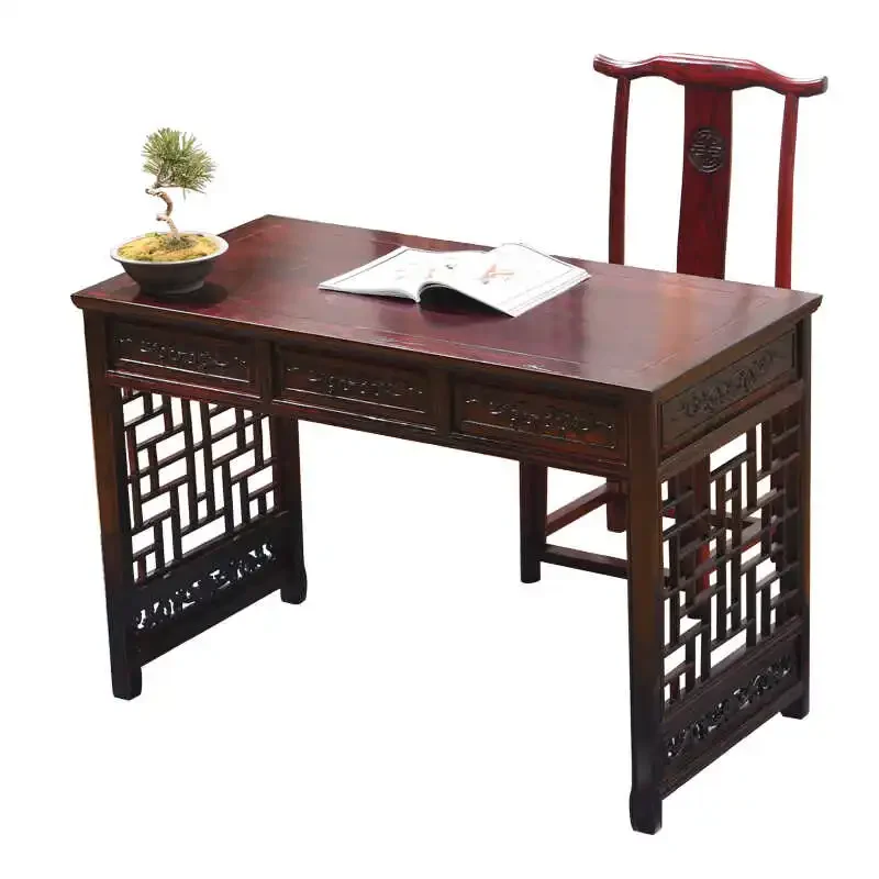 

TCM consultation table, Chinese desk, all solid wood desk, antique computer desk, TCM library pulse diagnosis