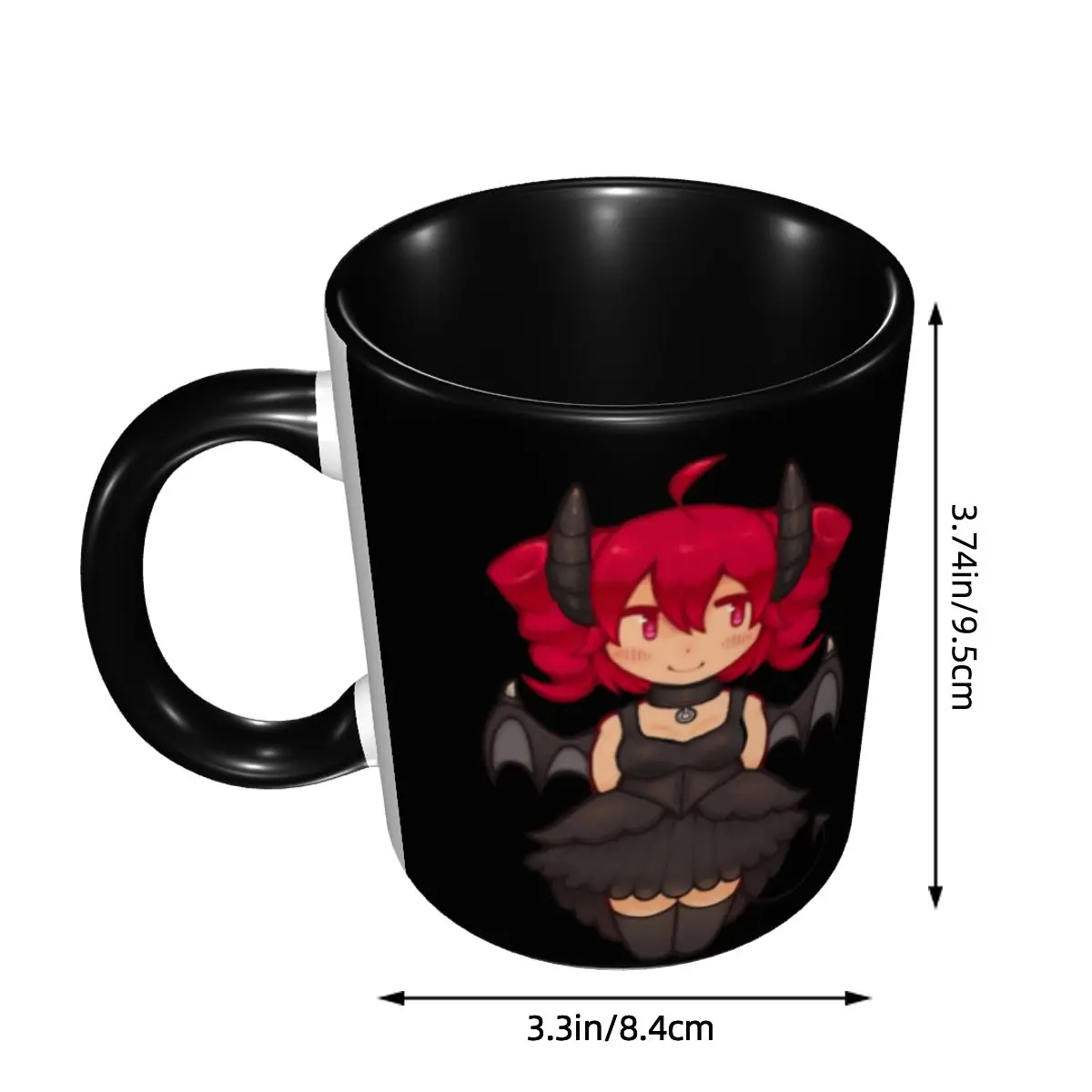 Kawaii Gothic Kasane Teto Coffee Cup Office Mug 3