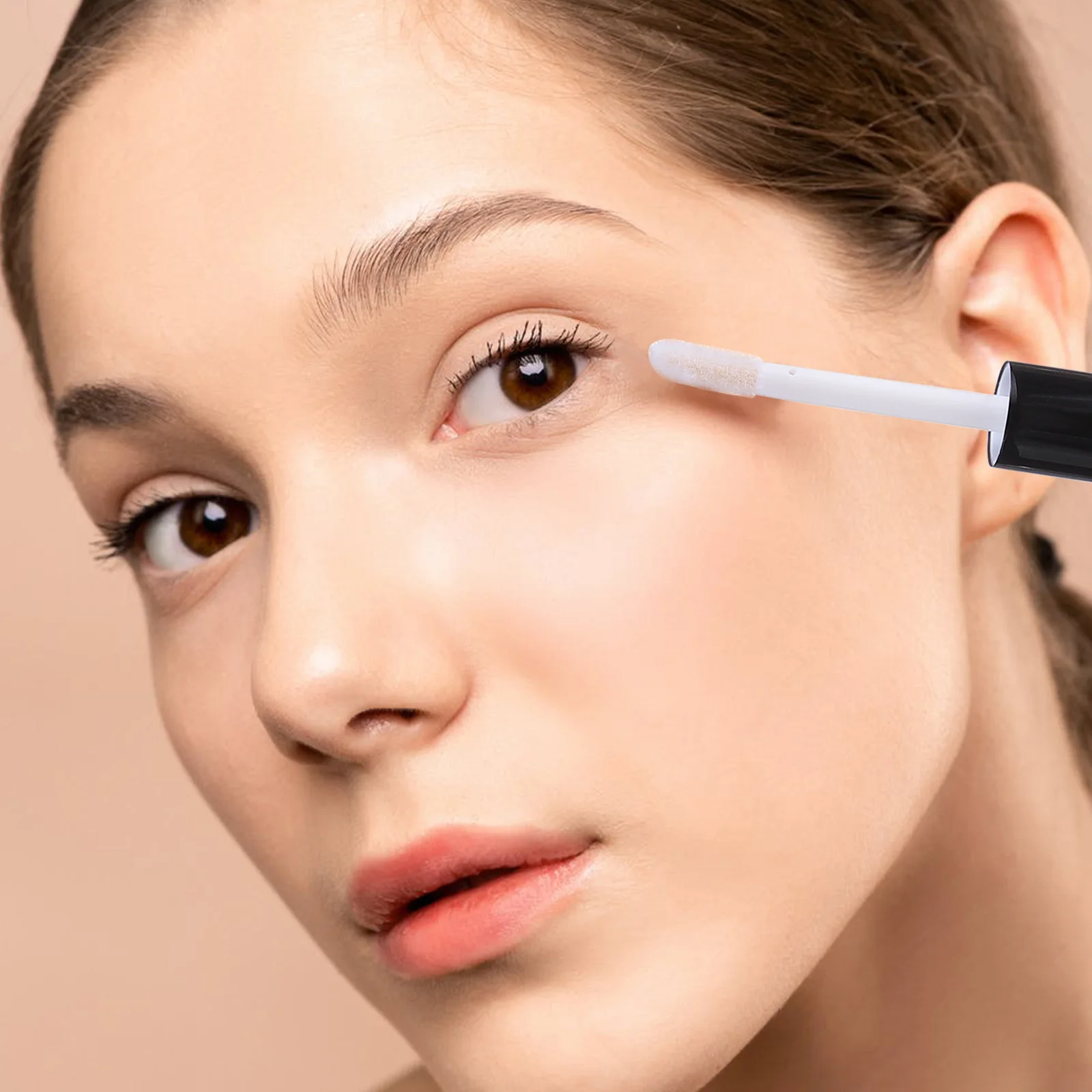 

10pcs Double Ended Lip Gloss Tubes Portable Empty Bottles Plastic Head Small Size Mix Colors DIY Lipstick Containers