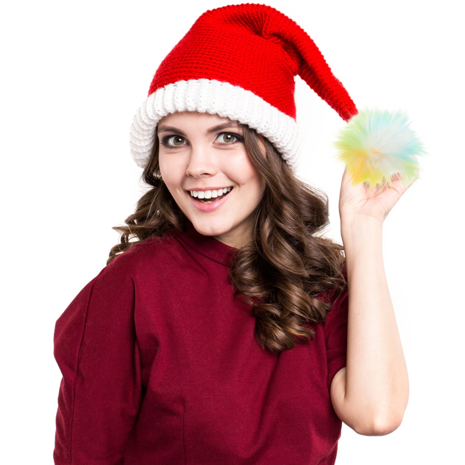 

16 Pcs Clothes Accessories Ball Decor Pompom Hat Shoes Colorful DIY Projects Clothes Ball Gifts