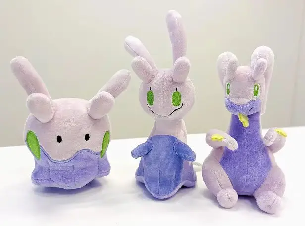 Pokémon Palm Fit Collection Plush Doll Sliggoo Goodra Goomy Children's Day, Birthday, Holiday Gifts, Interior Decoration