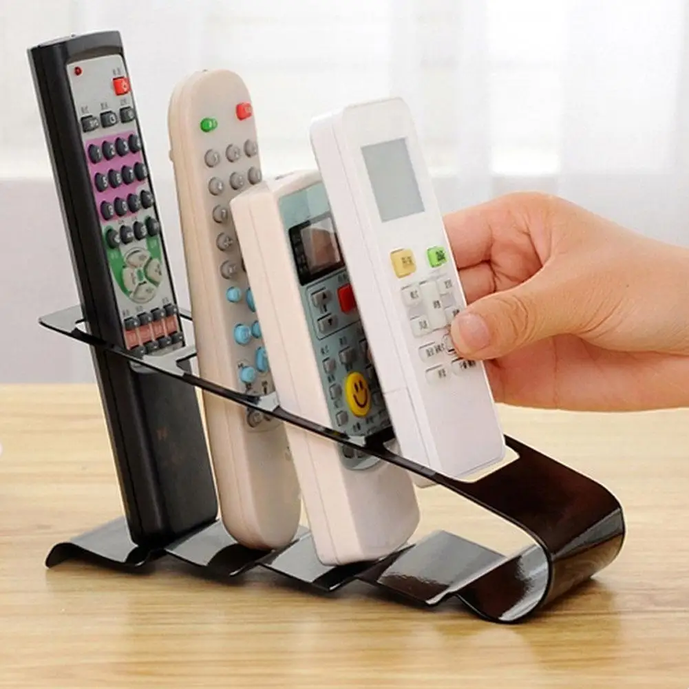 Fashion 4 Grid Desktop Storage Rack TV klimatyzacja pilot półka oszczędność miejsca półka organizacja uchwyt na gąbkę